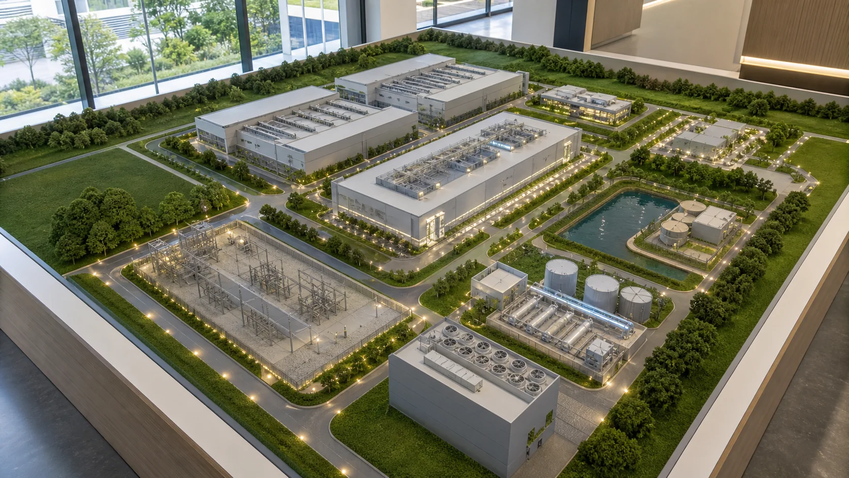 Architectural model of an integrated data centre campus ecosystem