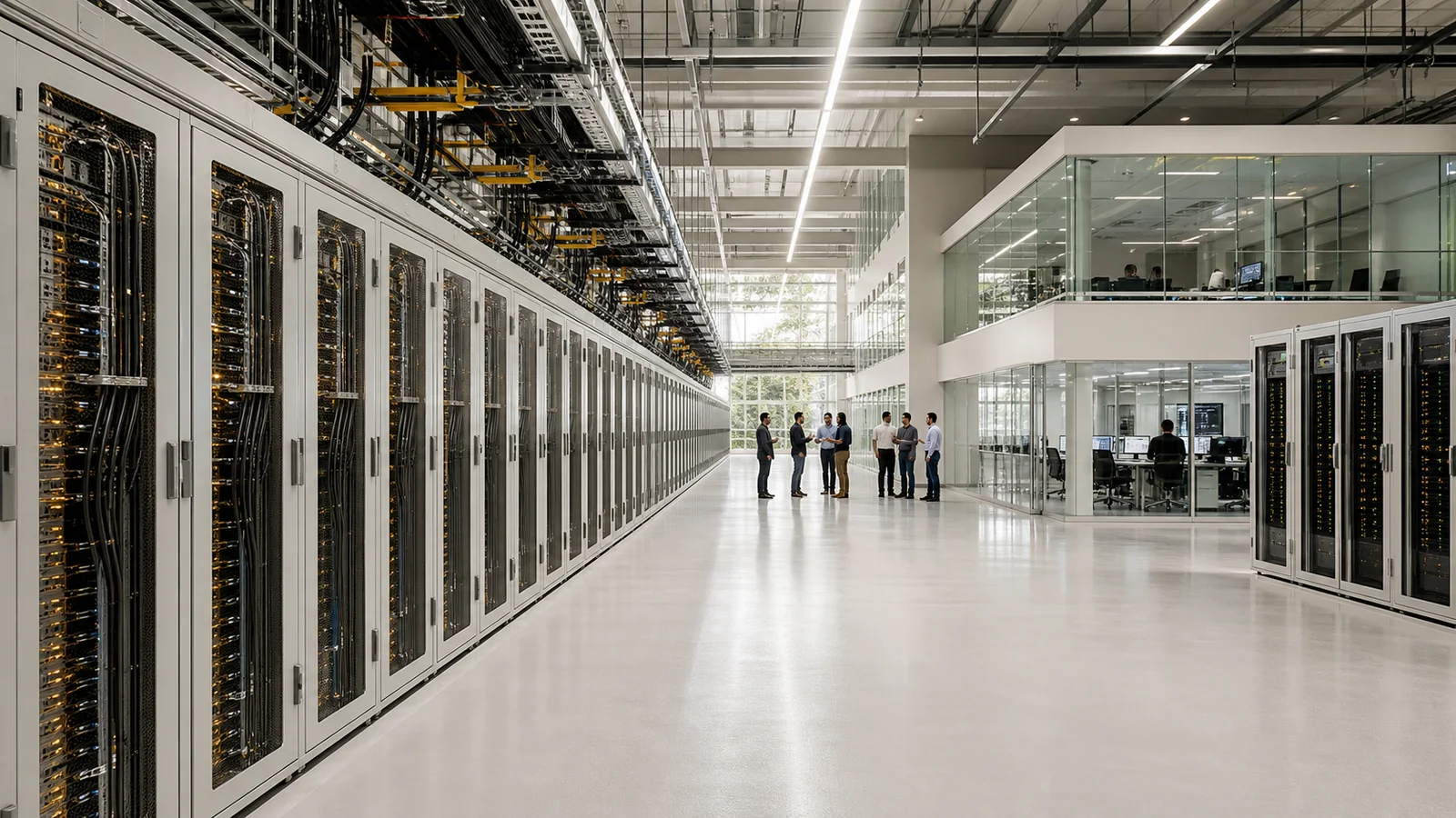 Secure sovereign data centre operations hall